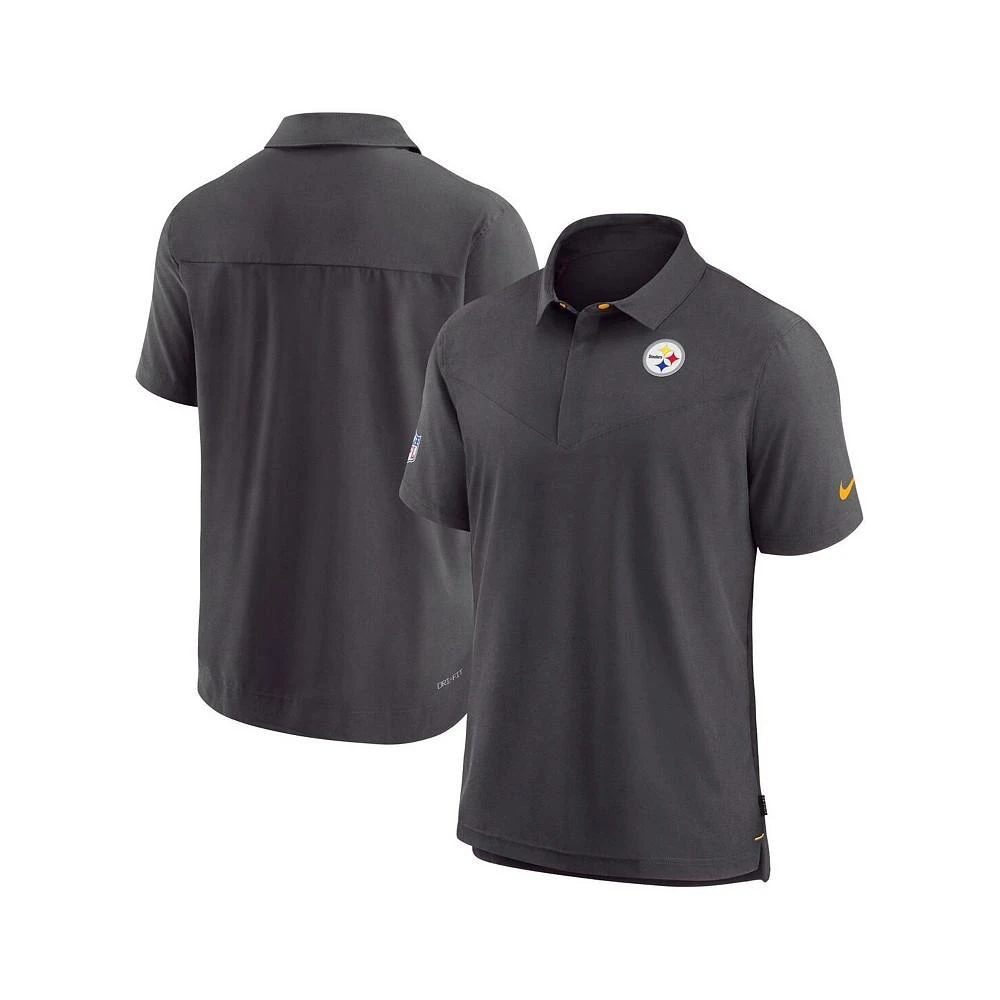 商品NIKE|Men's Black Pittsburgh Steelers Lockup Performance Polo Shirt,价格¥611,第1张图片