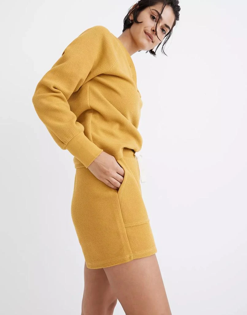 商品Madewell|MWL Textured Waffle Sweatshorts,价格¥280,第2张图片详细描述
