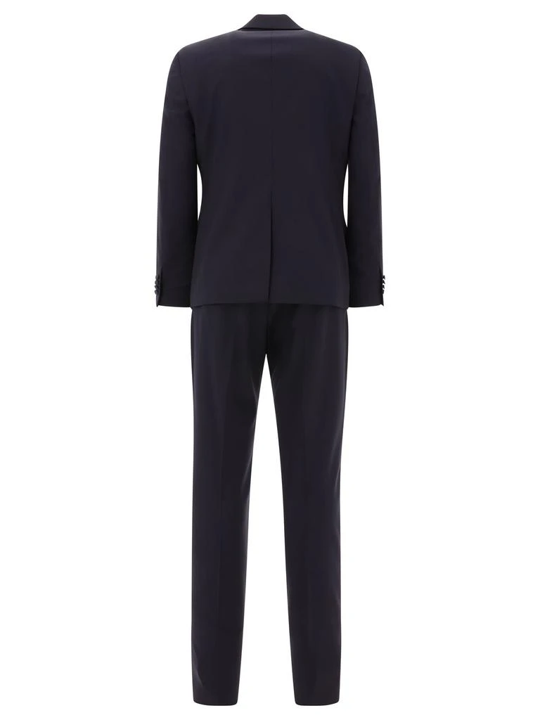 商品TAGLIATORE|Single-Breasted Wool Suit Suits Blue,价格¥6294,第2张图片详细描述