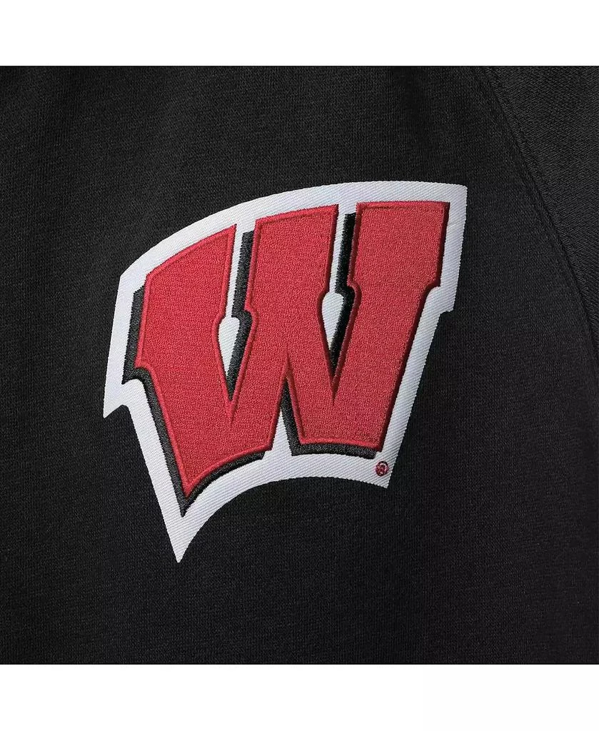 商品Under Armour|Men's Black Wisconsin Badgers Raglan Game Day Triad Full-Zip Jacket,价格¥534,第5张图片详细描述
