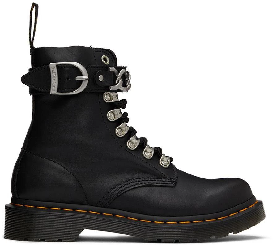 商品Dr. Martens|Black 1460 Pascal Chain Boots,价格¥638,第1张图片