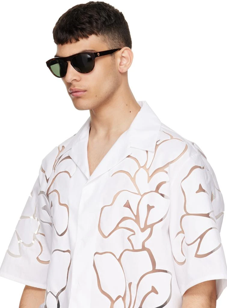 商品Giorgio Armani|玳瑁色徽标太阳镜,价格¥3263,第4张图片详细描述