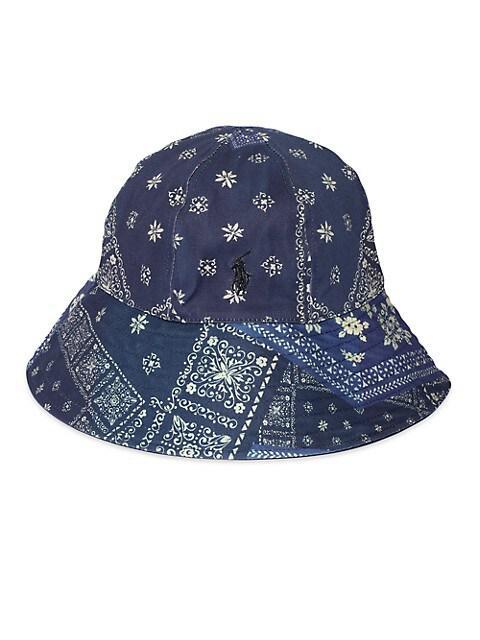 商品Ralph Lauren|Reversible Logo Bandana Bucket Hat,价格¥574,第1张图片