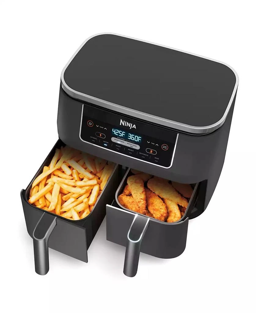 商品Ninja|Foodi® DZ201 6-in-1 8 Qt. 2-Basket Air Fryer with DualZone™ Technology,价格¥1423,第1张图片