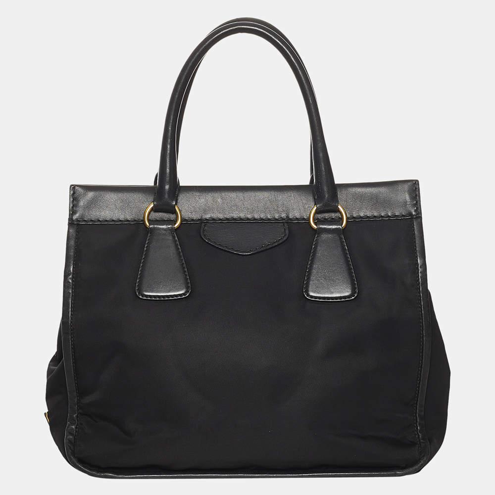 Prada Black Tessuto Shoulder Bag商品第3张图片规格展示