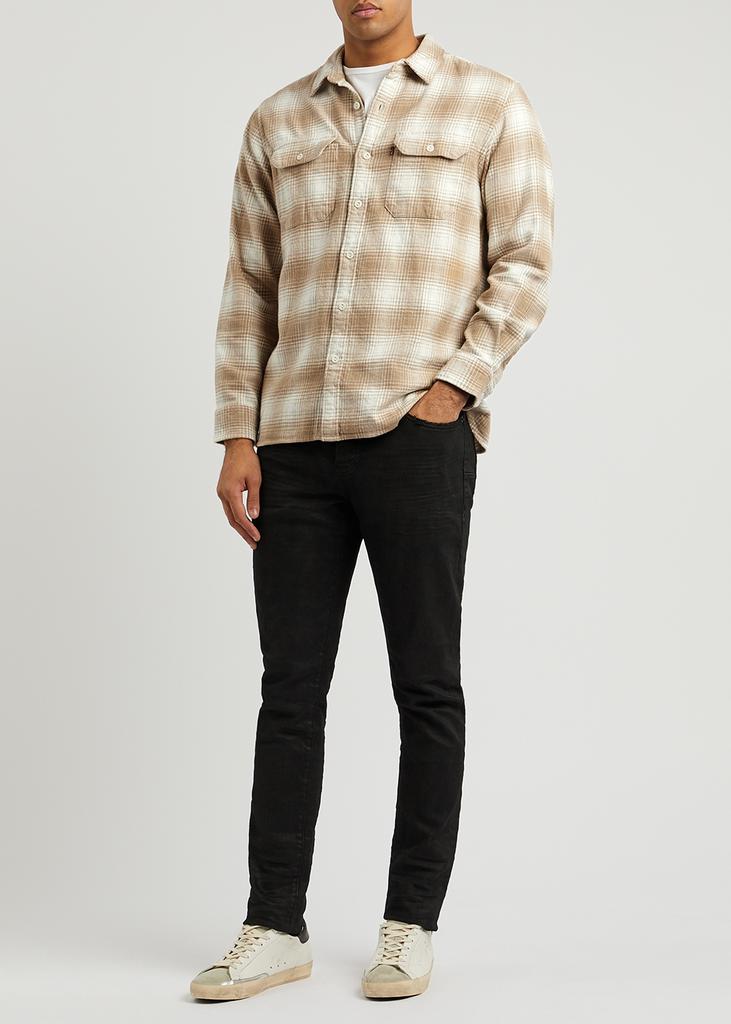 Checked flannel shirt商品第4张图片规格展示
