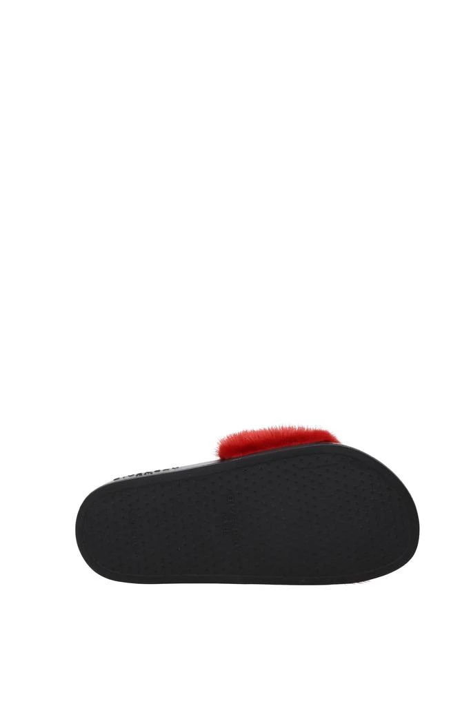 商品Givenchy|Slippers and clogs Fur Red,价格¥1955,第5张图片详细描述