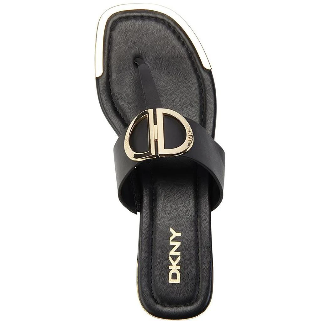 商品DKNY|Halcott  Womens Leather Sandals Flip-Flops,价格¥244,第3张图片详细描述