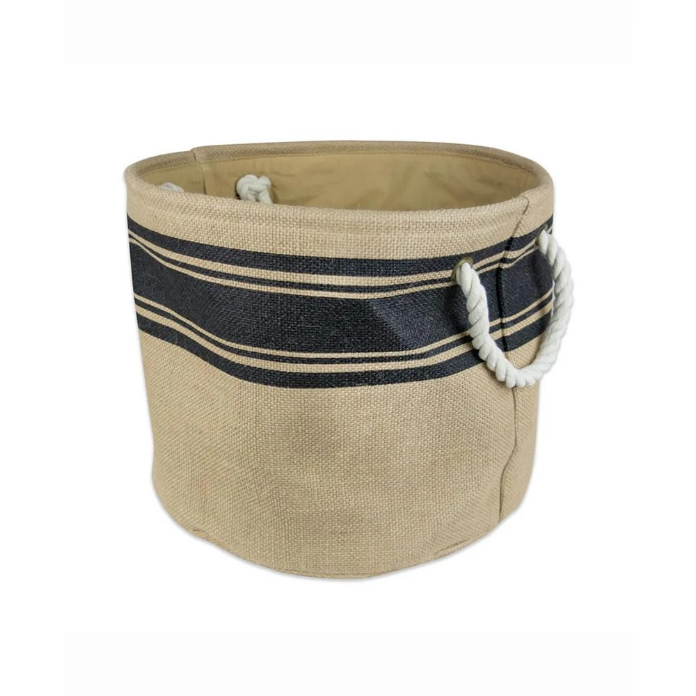 商品Design Imports|15" Round Burlap Storage Bin,价格¥164,第1张图片