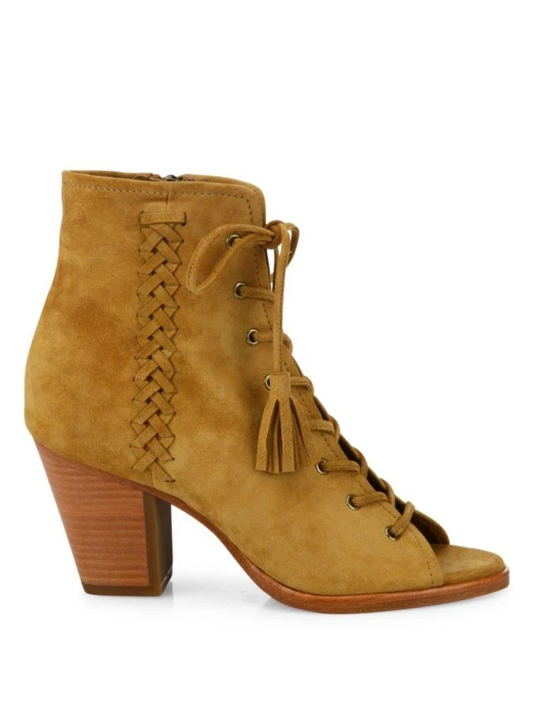 商品Frye|Dani Whipstitch Suede Lace-Up Booties,价格¥1073,第5张图片详细描述