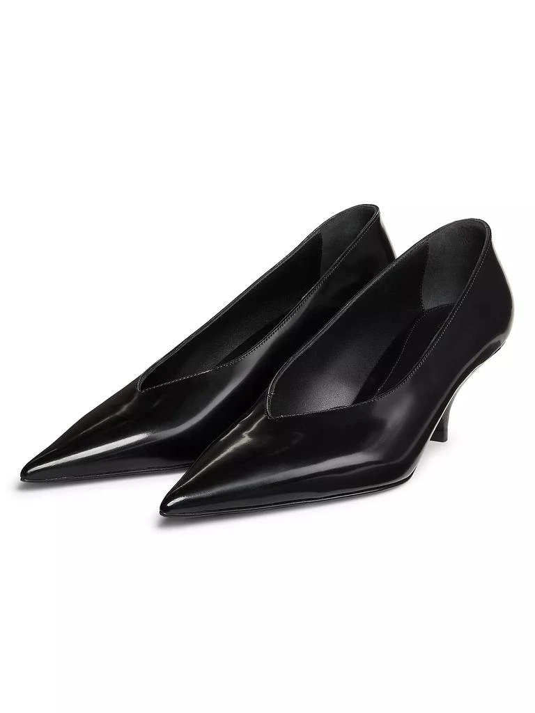 商品Totême|The Wedge Heel Leather Pumps,价格¥5844,第2张图片详细描述