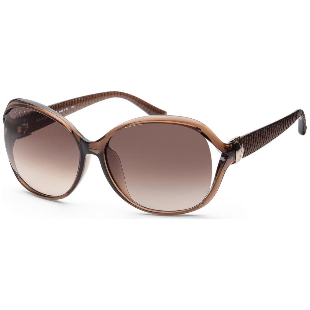 Ferragamo Women's Sunglasses Brown商品第1张图片规格展示