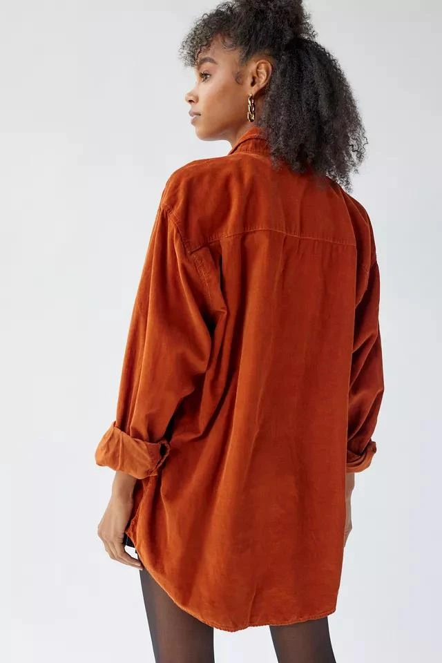 商品Urban Renewal|Urban Renewal Remade Oversized Overdyed Corduroy Button-Down Shirt,价格¥187,第2张图片详细描述