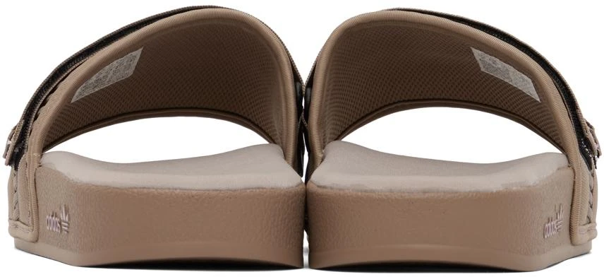 商品Adidas|Brown Adilette 2.0 Pride Slides,价格¥243,第2张图片详细描述