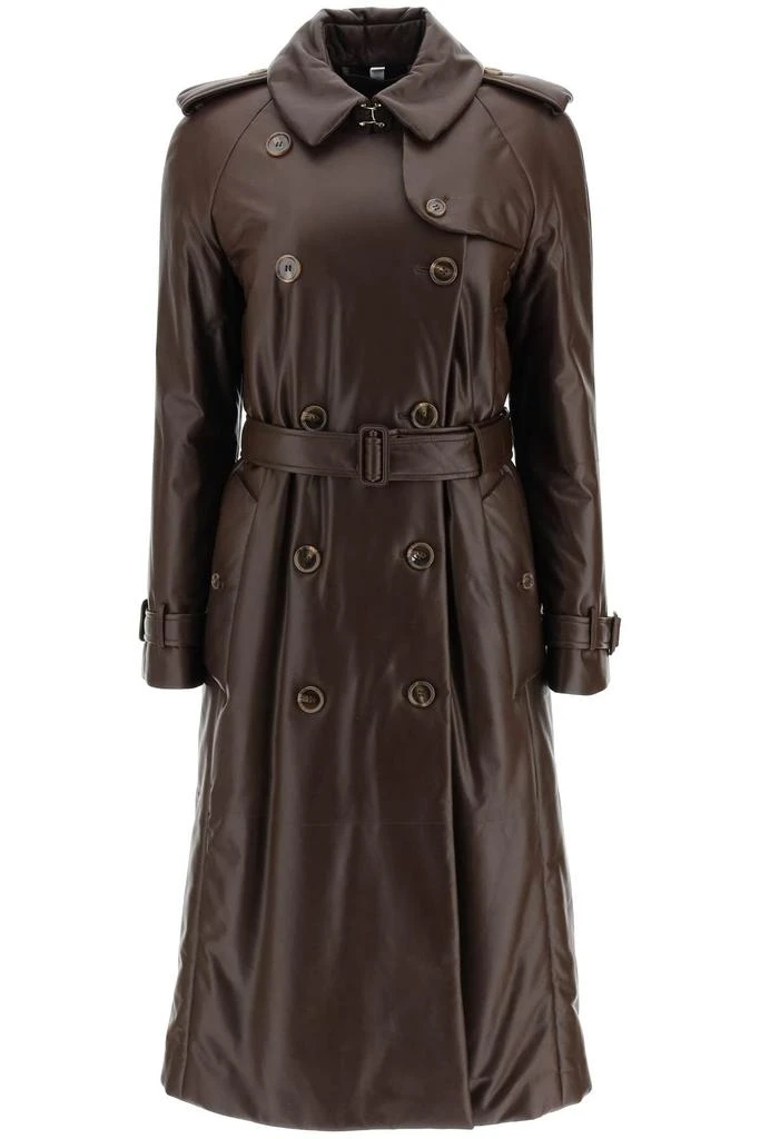 商品Burberry|Burberry plonge lambskin waterloo trench coat,价格¥29923,第1张图片