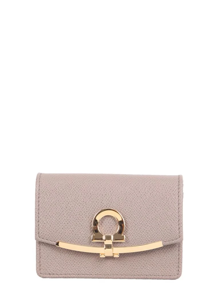 商品Salvatore Ferragamo|GANCINI BUSINESS CARD HOLDER,价格¥2492,第1张图片