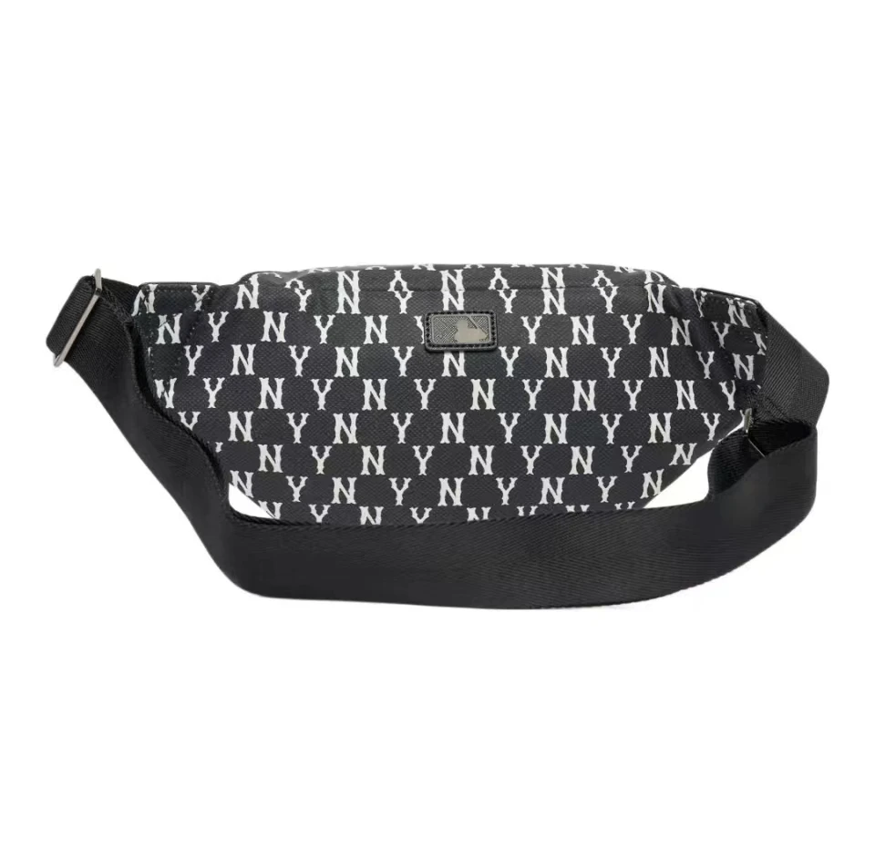 【享贝家】（国内现货-LY）MLB Monogram系列 子母包单肩斜挎腰包 3AHSM012N-50BKS-FREE 商品
