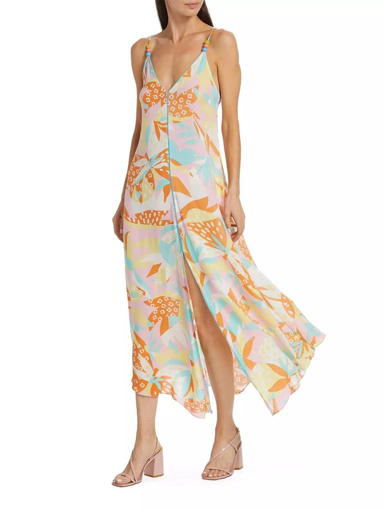 商品Poupette St Barth|Bessie Long Floral Slip Dress,价格¥1044,第2张图片详细描述