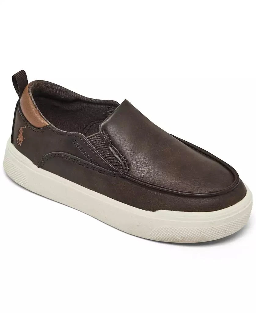 商品Ralph Lauren|Toddler Kids Filip Slip-On Casual Sneakers from Finish Line,价格¥150,第1张图片