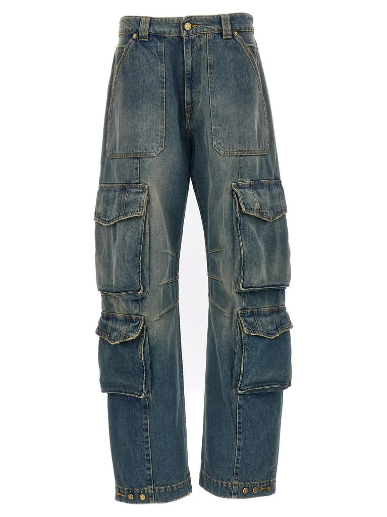 商品Golden Goose|Golden Goose Deluxe Brand Straight-Leg Cargo Jeans,价格¥1554,第1张图片