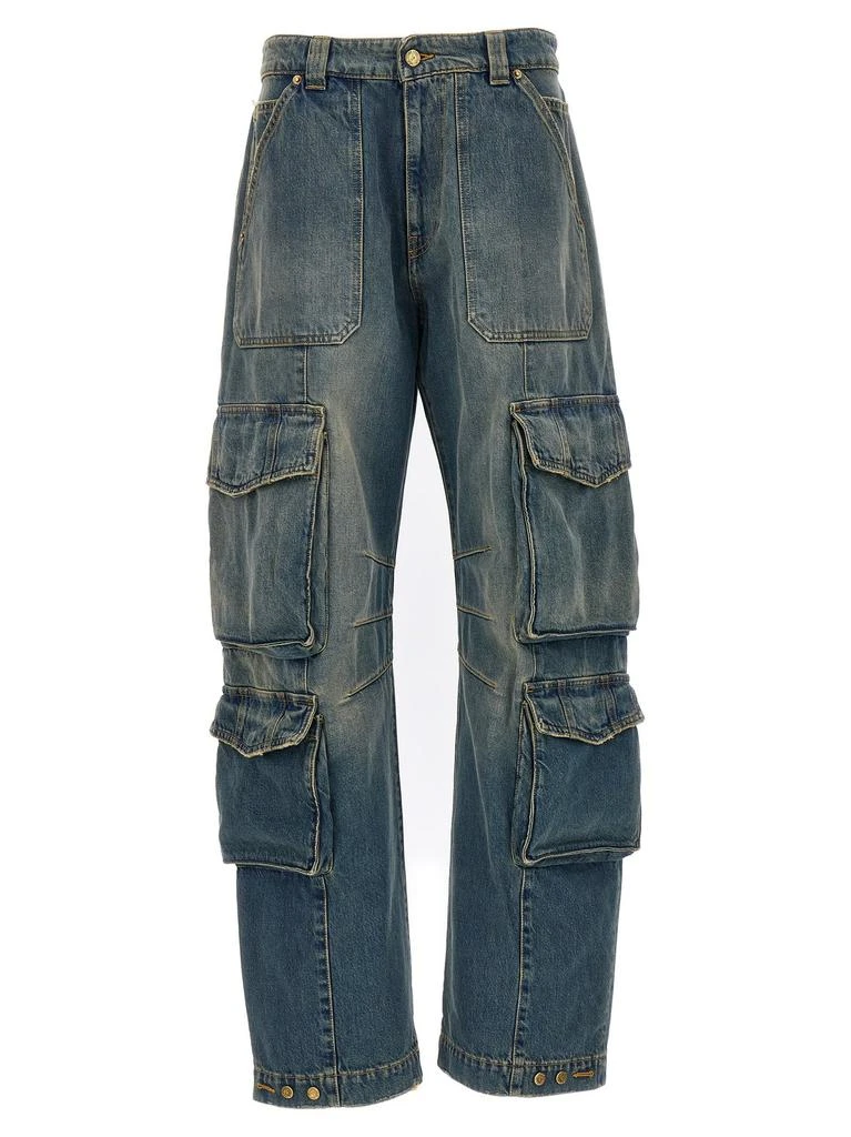 商品Golden Goose|Golden Goose Deluxe Brand Straight-Leg Cargo Jeans,价格¥2206,第1张图片