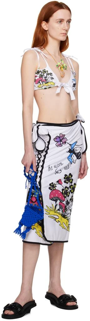 商品CHOPOVA LOWENA|SSENSE Exclusive White Mushroom Midi Skirt,价格¥1353,第4张图片详细描述