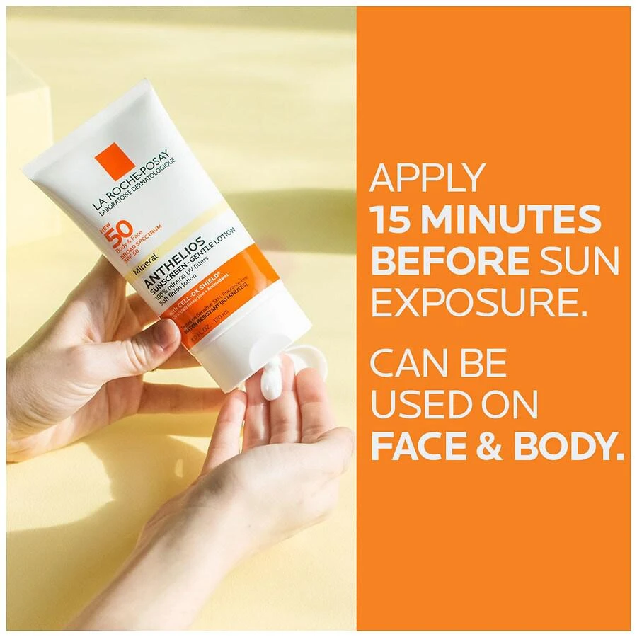 商品La Roche Posay|Face and Body Mineral Sunscreen Gentle Lotion SPF 50,价格¥226,第4张图片详细描述