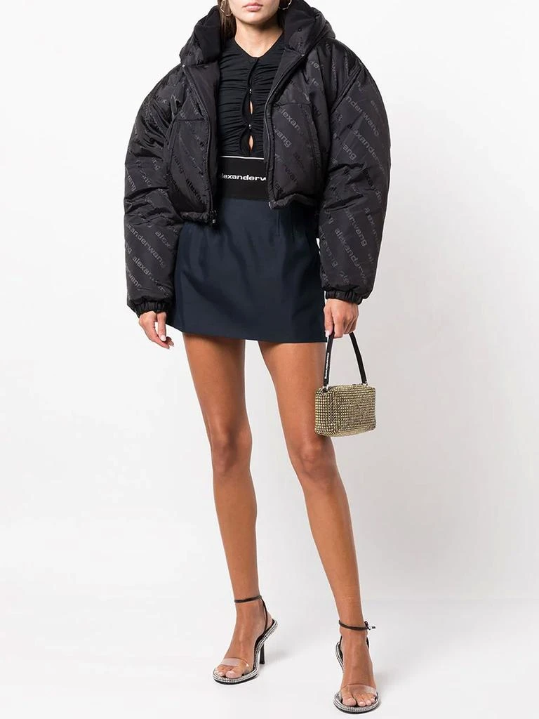 商品Alexander Wang|Black nylon short down jacket,价格¥4433,第2张图片详细描述