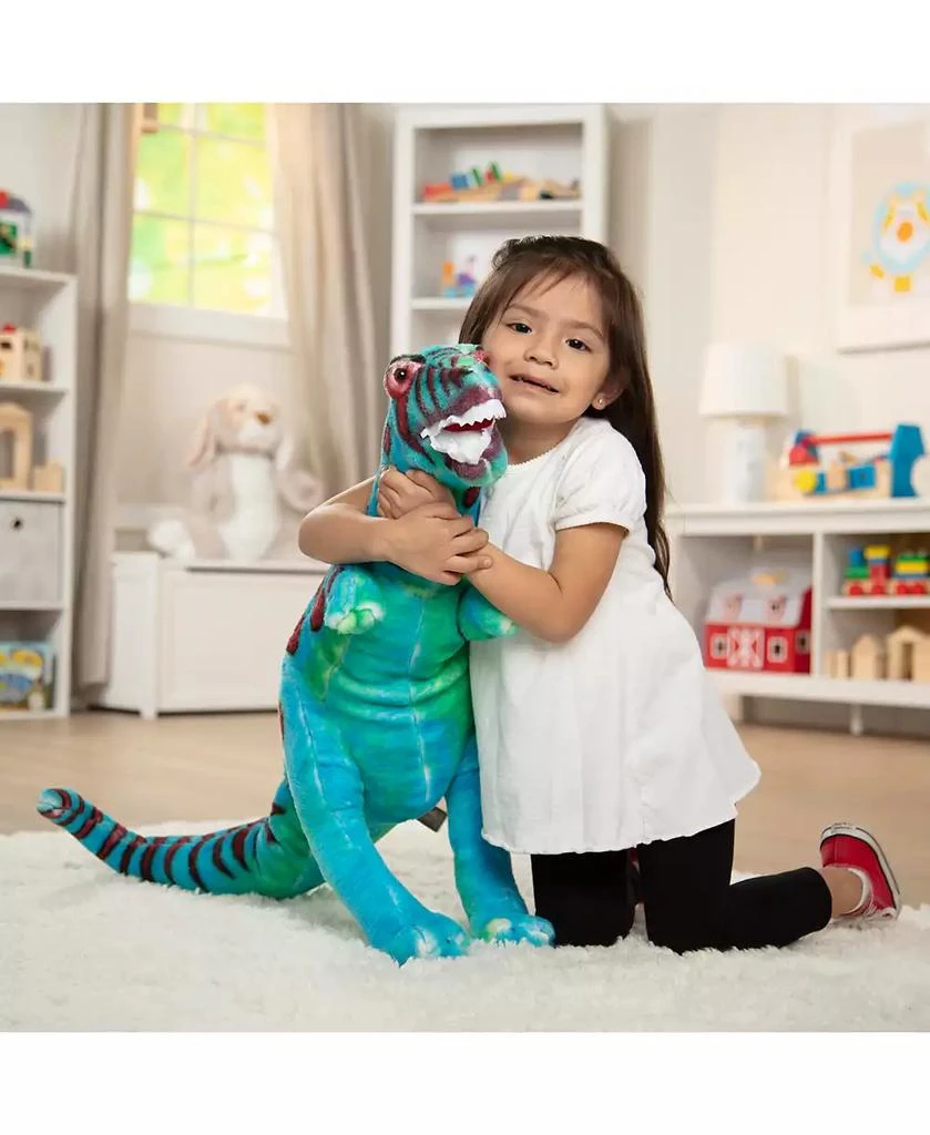 商品Melissa & Doug|Melissa & Doug T-Rex Dinosaur - Lifelike Stuffed Animal (over 2 feet tall),价格¥386,第5张图片详细描述