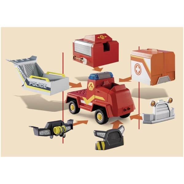 Playmobil D.O.C.- Fire Brigade Emergency Vehicle (70914)商品第5张图片规格展示