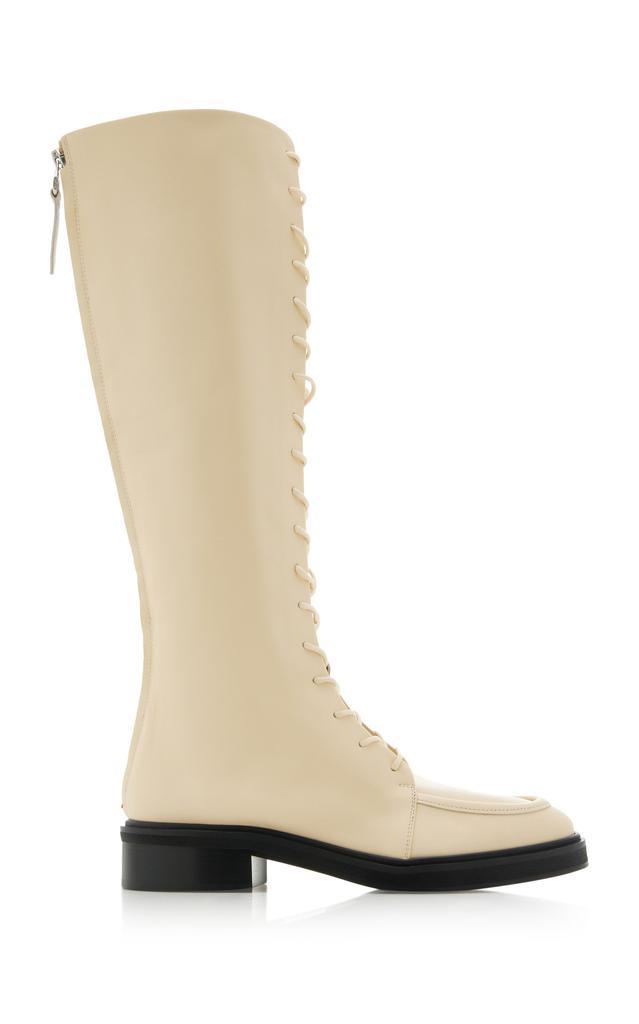 商品AEYDE|Aeyde - Women's Mathilde Leather Lace-Up Knee Boots - Black - IT 36 - Moda Operandi,价格¥4854-¥5933,第3张图片详细描述