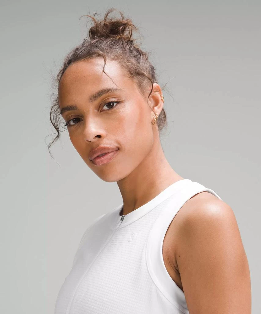 Grid-Texture Sleeveless Linerless Tennis Dress 商品