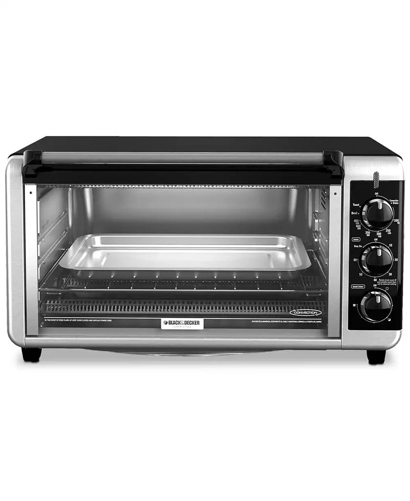 商品Black & Decker|TO3250XSB 8-Slice Extra-Wide Convection Toaster Oven,价格¥636,第2张图片详细描述