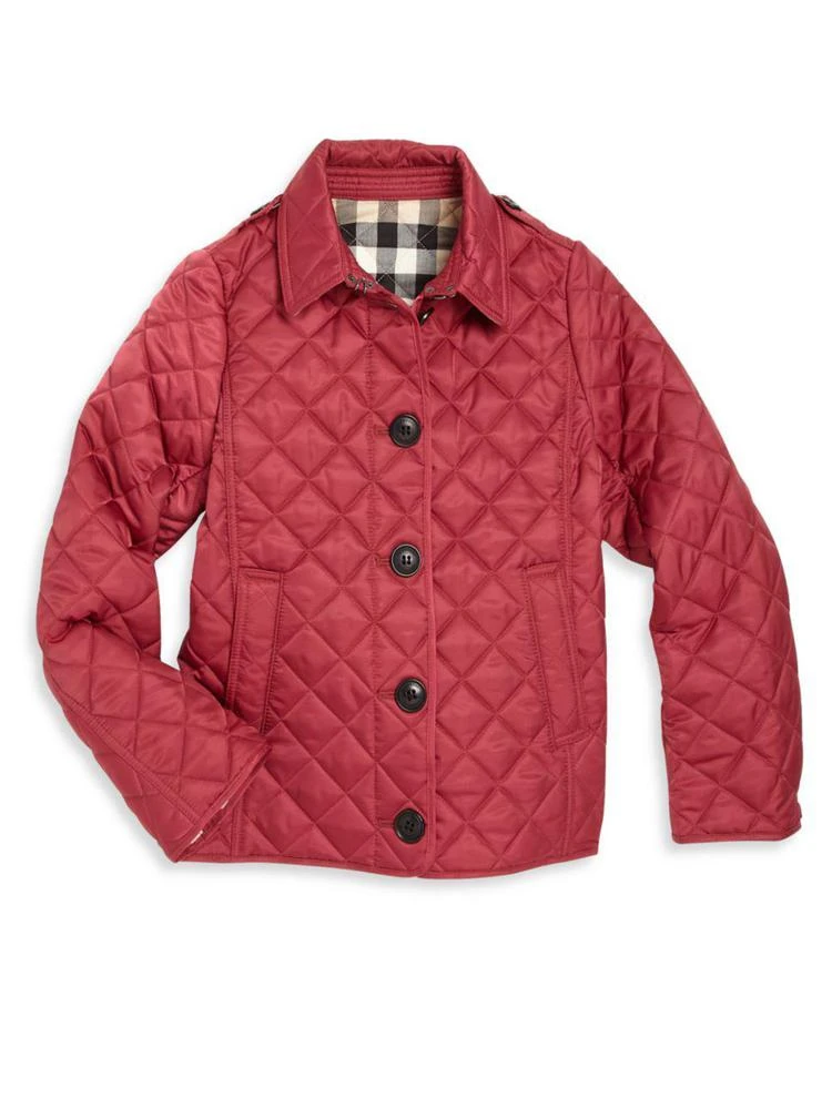 商品Burberry|Little Girl's & Girl's Ashurst Quilt Jacket,价格¥1967,第1张图片