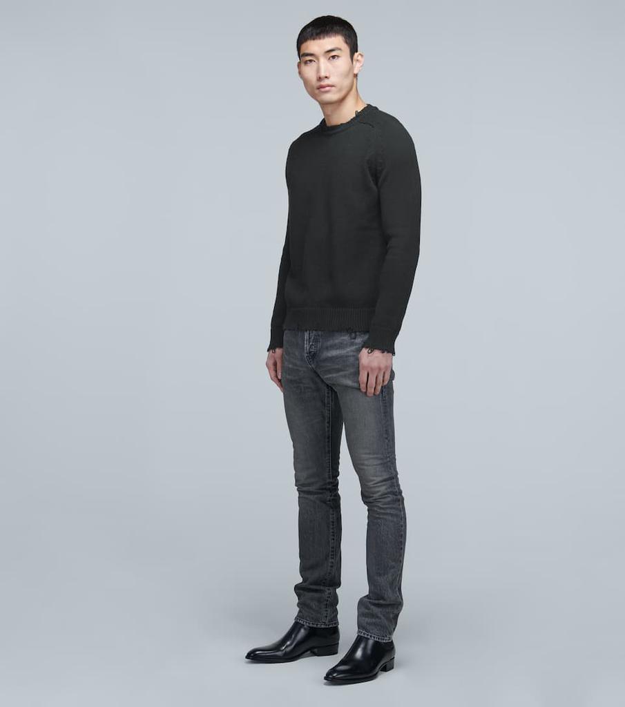 商品Yves Saint Laurent|Destroyed knit sweater,价格¥5239,第4张图片详细描述