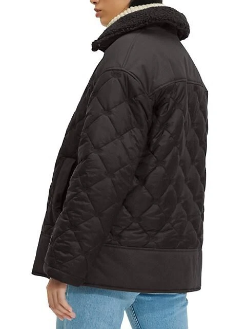 商品UGG|Kaylynn Quilted Sherpa-Lined Jacket,价格¥931,第3张图片详细描述