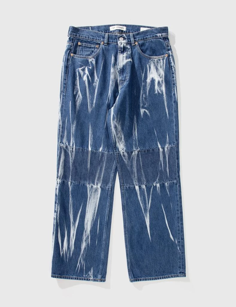 商品Our Legacy|Extended Third Cut Glass Bleach Denim,价格¥3778,第1张图片