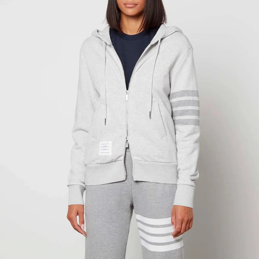 商品Thom Browne|Thom Browne Women's Zip Up Hoodie In Classic Loopback,价格¥4359,第1张图片