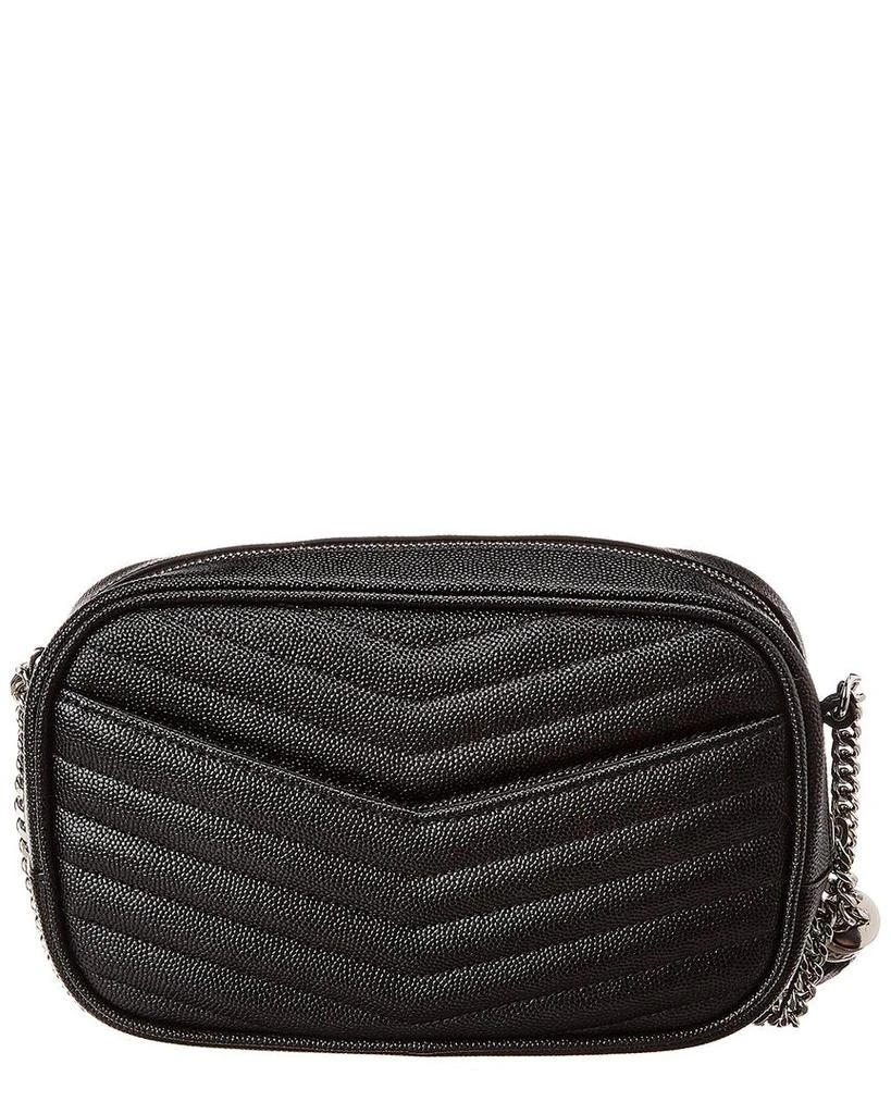 商品Yves Saint Laurent|Saint Laurent Lou Mini Matelasse Leather Crossbody, Black,价格¥10266,第2张图片详细描述