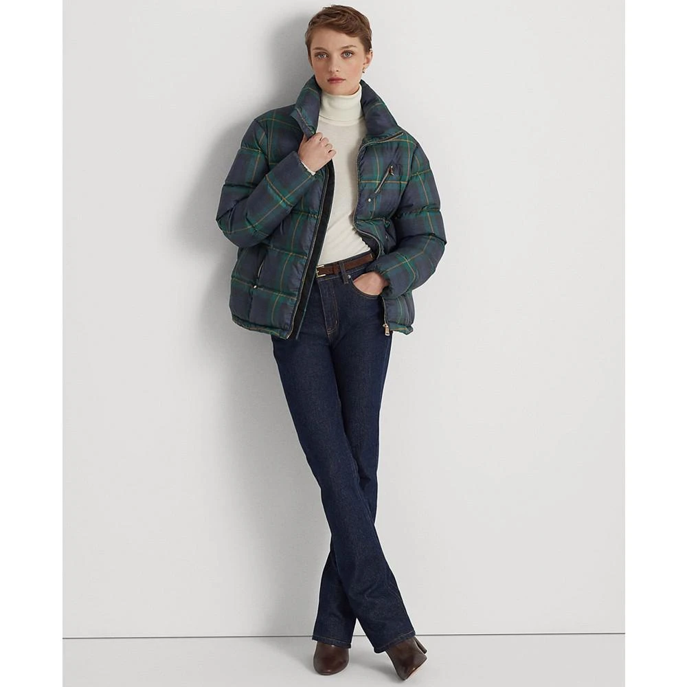 商品Ralph Lauren|Women's Plaid Quilted Down Coat,价格¥752,第5张图片详细描述