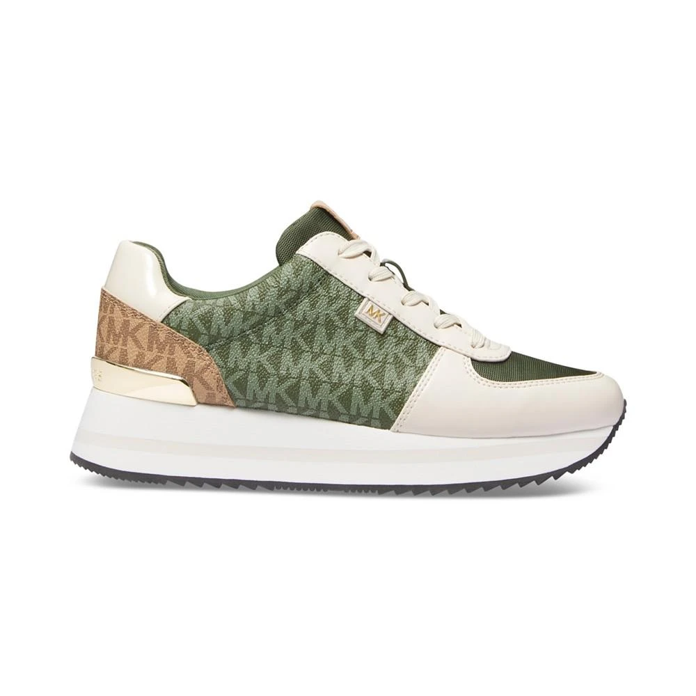 商品Michael Kors|Women's Monique Trainer Lace-Up Sneakers,价格¥492,第2张图片详细描述