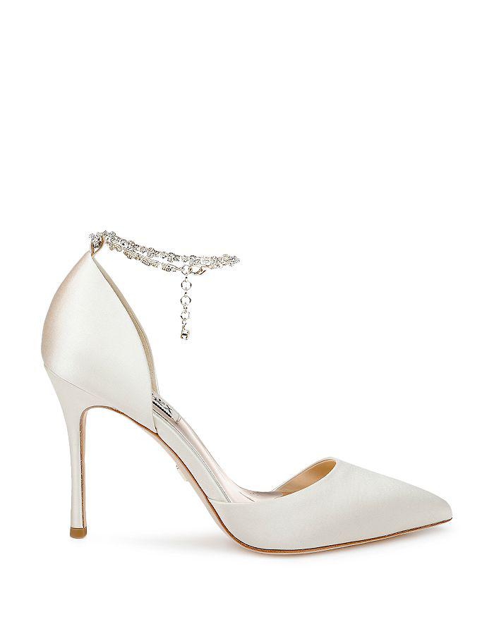 Women's Tierra Crystal Ankle Chain d'Orsay Pumps商品第2张图片规格展示