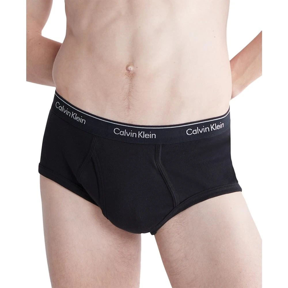 商品Calvin Klein|Men's Cotton Classics Briefs 3-Pk., A Macy's Exclusive,价格¥151,第2张图片详细描述