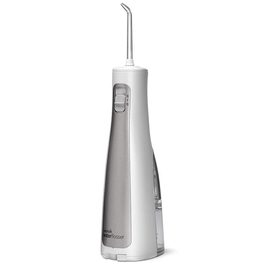 商品Waterpik|Waterpik Water Flosser Cordless Dental Oral Irrigator for Teeth with Portable Travel Bag and 3 Jet Tips, Cordless Freedom ADA Accepted, WF-03, White,价格¥514,第1张图片详细描述