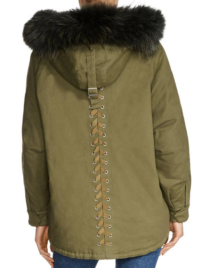商品Maje|Grillono Faux Fur Trim Parka,价格¥3109,第2张图片详细描述