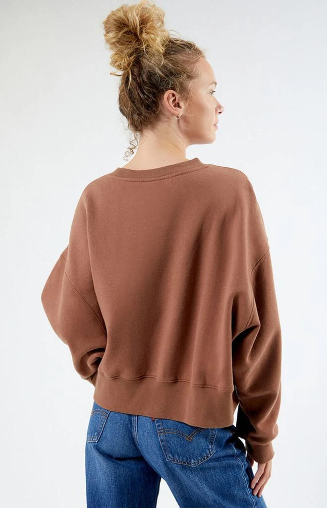 商品PacSun|Best Bet Cropped Fleece Sweatshirt,价格¥216,第4张图片详细描述