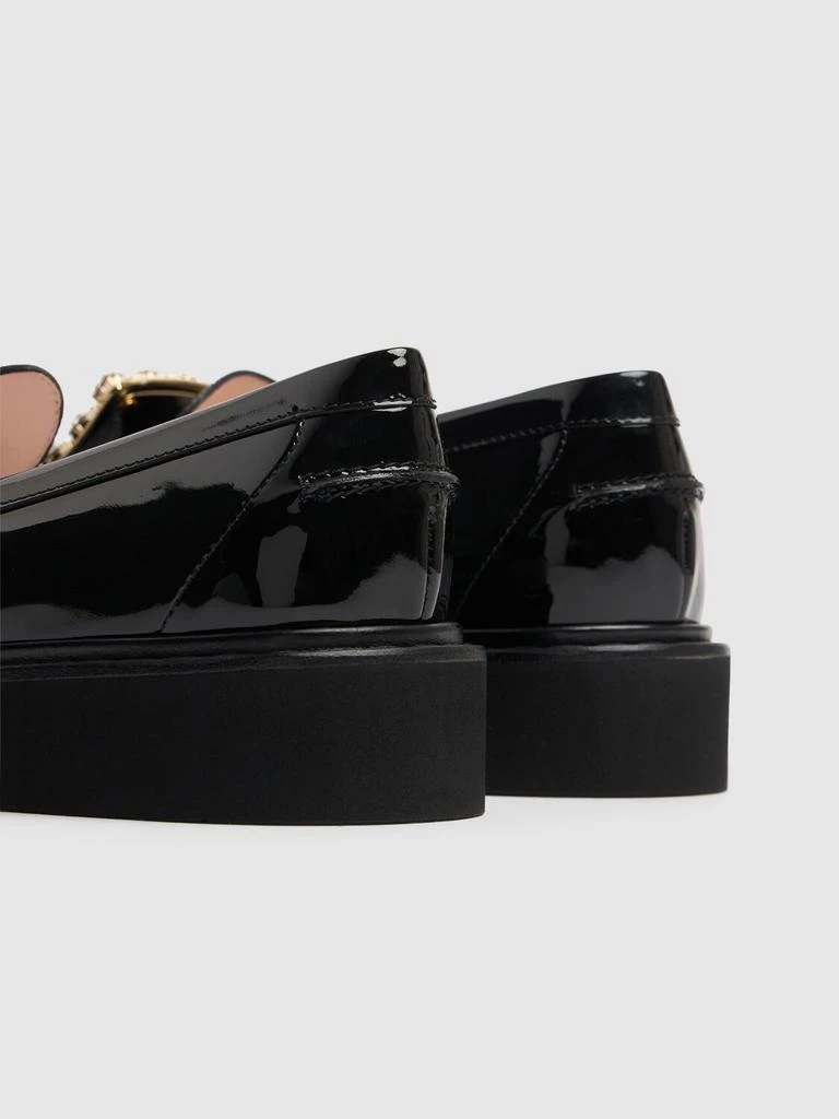 商品Roger Vivier|30mm Viv Rangers Patent Leather Loafers,价格¥12498,第4张图片详细描述