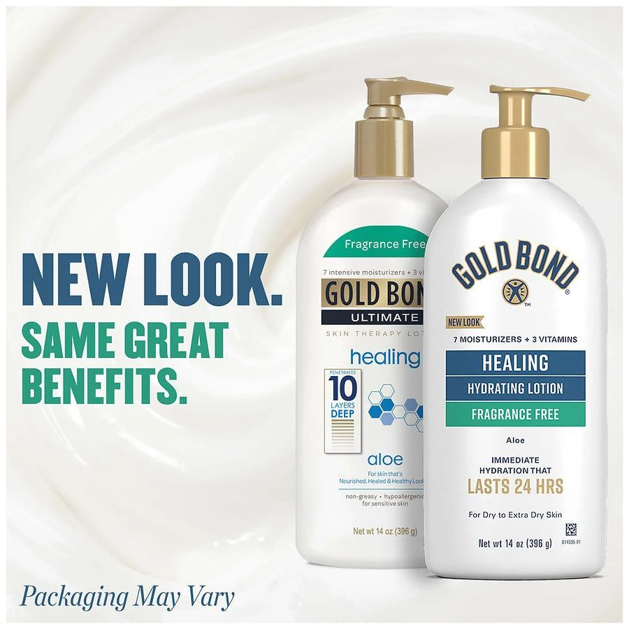 商品Gold Bond|Healing Hydrating Lotion, With Aloe Fragrance Free,价格¥93,第3张图片详细描述