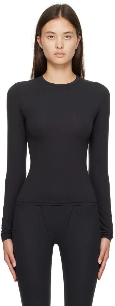 商品SKIMS|Black Fits Everybody Long Sleeve T-Shirt,价格¥426,第1张图片