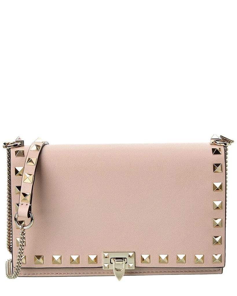 商品Valentino|Valentino Rockstud Leather Crossbody,价格¥7558,第4张图片详细描述